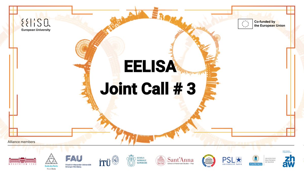 🚀Abierta una nueva convocatoria de ayudas para organizar actividades en el marco de las comunidades #EELISA. ¡Con un presupuesto de 130.000€! 📅Hasta el 15/06 💻short.upm.es/0tuws #somosUPM #nosoloingenieria @eelisa_eu