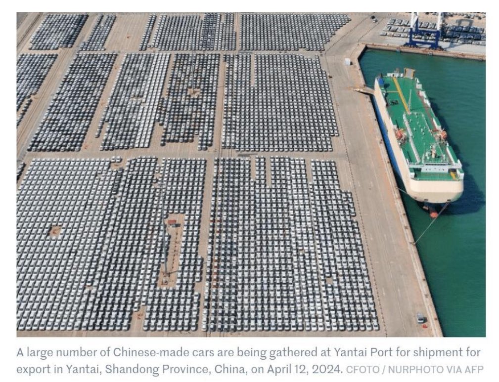 Where Unsold EVs Go To Die: Belgium's Ports Drowning Under Glut Of Chinese Imports zerohedge.com/economics/wher…