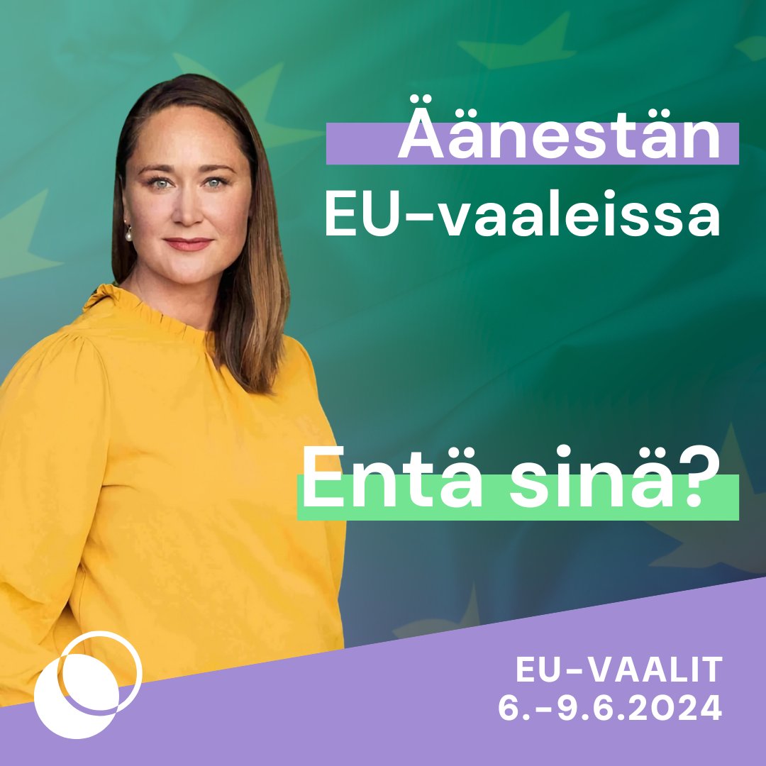 EU-vaalit ovat pian ja niissä päätetään Euroopan suunta seuraavaksi 5 vuodeksi. 
Energia ⚡
Maatalous 🌾
Ilmasto 🌍
Luonto 🐋
On monia syitä äänestää. Mitä sinä äänestät?
#euelections2024