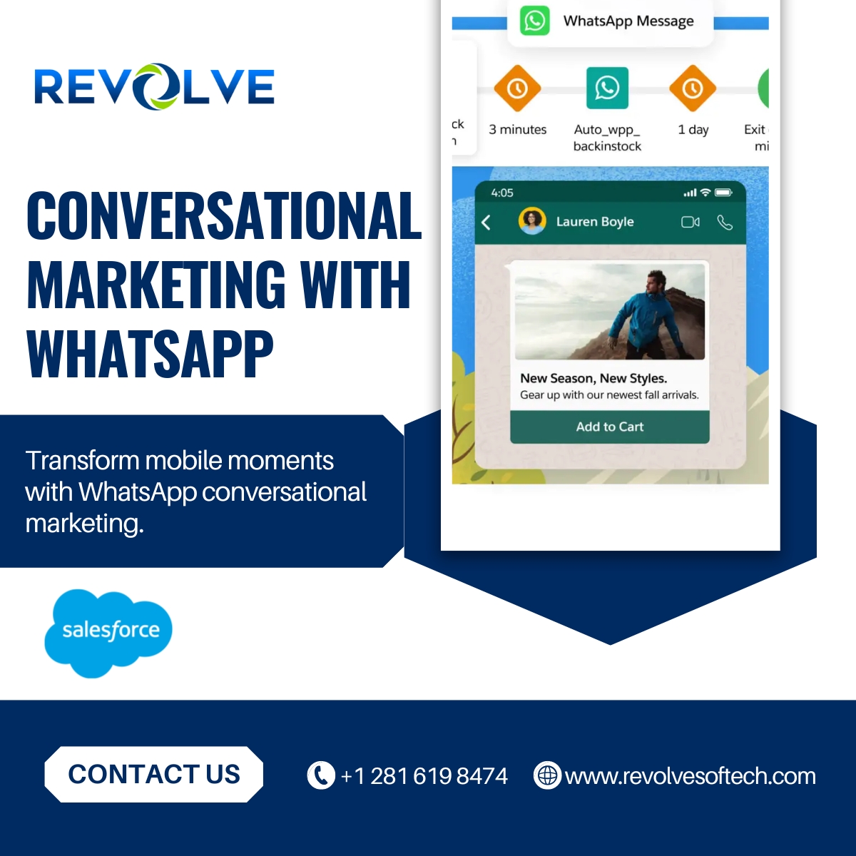 RevolveSoftech's tweet image. Conversational Marketing with WhatsApp.

Connect marketing, commerce, and service interactions seamlessly on a unified platform, powered by Data Cloud.

#Revolve #salesforce #marketing #cloud #implementation #consulting #automation #crm #sfmc #integration #corporatetraining