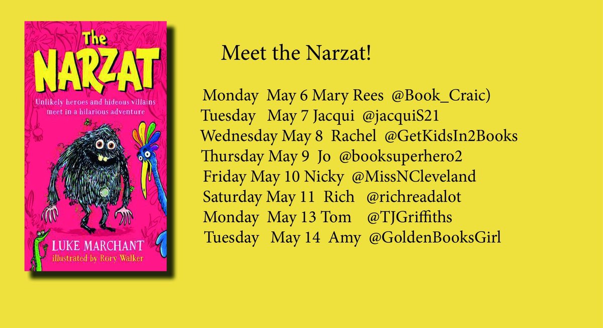 I’m delighted to welcome author @LukeEducation22 to my blog to tell us more about the inspiration behind humorous new chapter book The Narzat for my stop on the blog tour. @EveryWithWords #RoryWalker worldssmallestlibrary.wordpress.com/2024/05/07/blo…