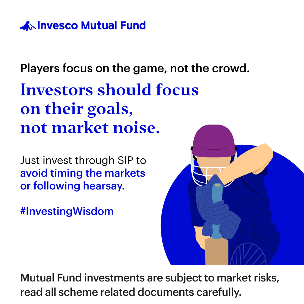 Just as players concentrate on the game, not the distractions, investors should focus on their goals and ignore market noise.

Simplify your investment strategy with SIP and avoid timing the market or following rumors. Start SIP now - inves.co/3JEkASP

#InvestingWisdom