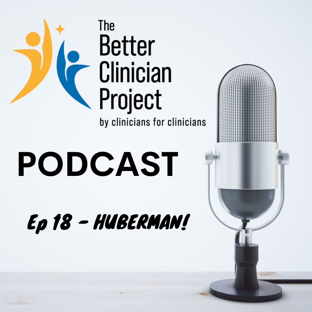 This month's podcast chat could only be about the one and only Huberman episode 🤣 betterclinicianproject.com/podcasts/the-b…