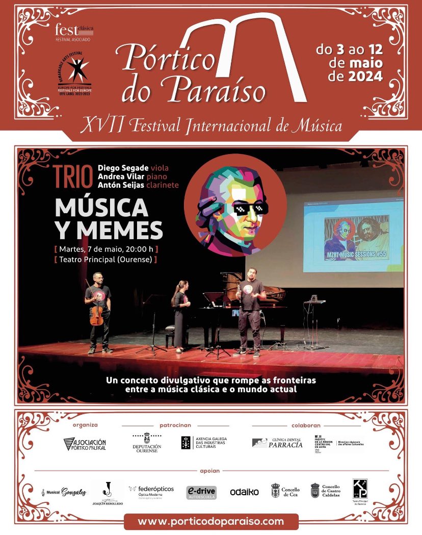 Con moitas ganas de compartir o noso espectáculo hoxe ás 20h no Teatro Principal de Ourense! ☺️