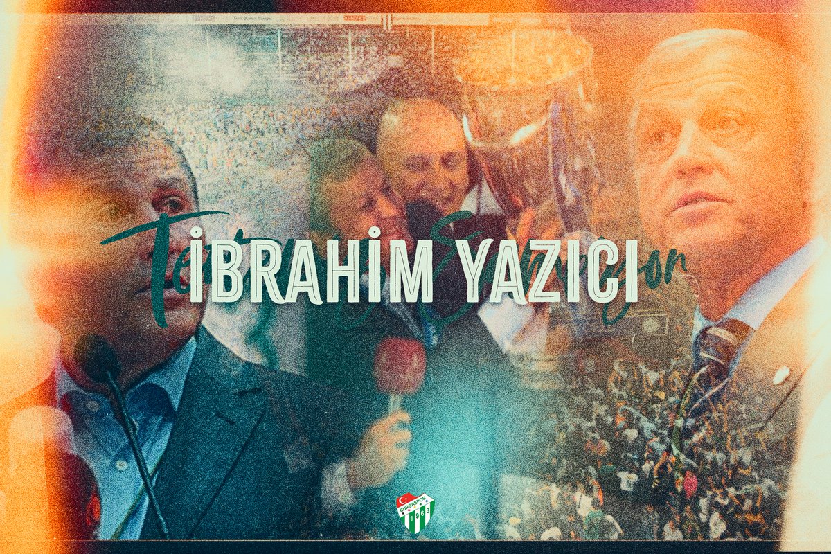 ⚘ Bursaspor'un efsane başkanı İbrahim Yazıcı’yı vefatının 11. yılında sevgi, saygı ve rahmetle anıyoruz.