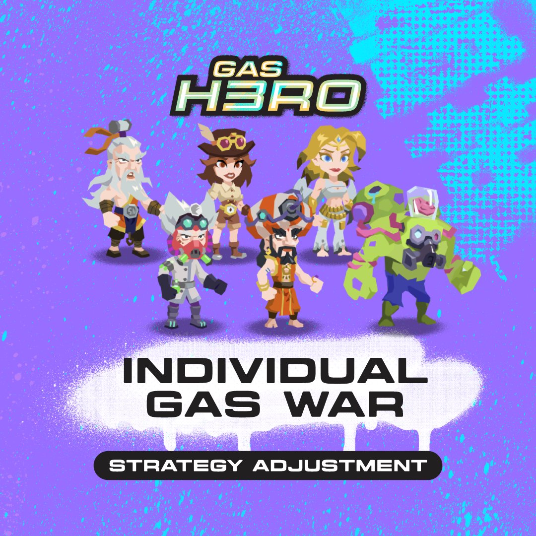 🚨 Game Updates 🚨 We've got some exciting #GasHero updates for you! 🔥 Individual Gas War: ⚔️ Non-final rounds now Best of 3 (BO3) for more intense battles. 🛡️ Finals upgraded to Best of 5 (BO5) for ultimate showdowns! [1/2]