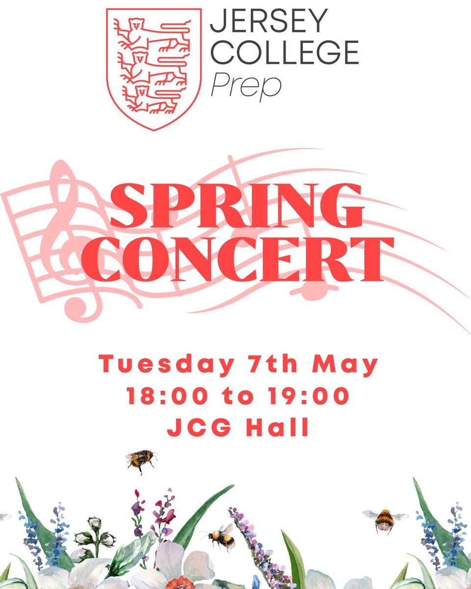 Our Spring Music concert is tonight! 😊
Come and hear the Year 6 soloists, JCP Orchestra, Wind ensemble, Junior and Senior Choirs, Ukulele group and Makaton Signing choir perform 🎼 🎶 All are welcome.