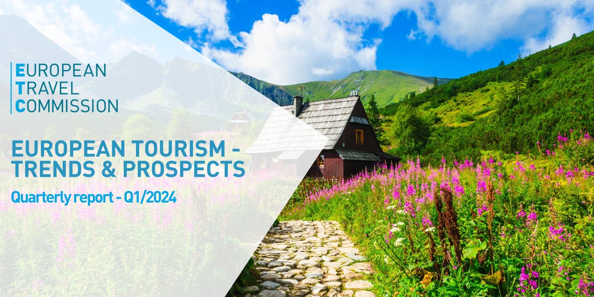 🔔 New #ETCresearch! Discover #tourism trends from Q1 of 2024. 🌍 Robust recovery continues in early 2024, but uneven across destinations & source markets 🏅 Record travel spending expected due to sporting events, inflation and high demand Read more ▶️ bit.ly/3ybUcNJ