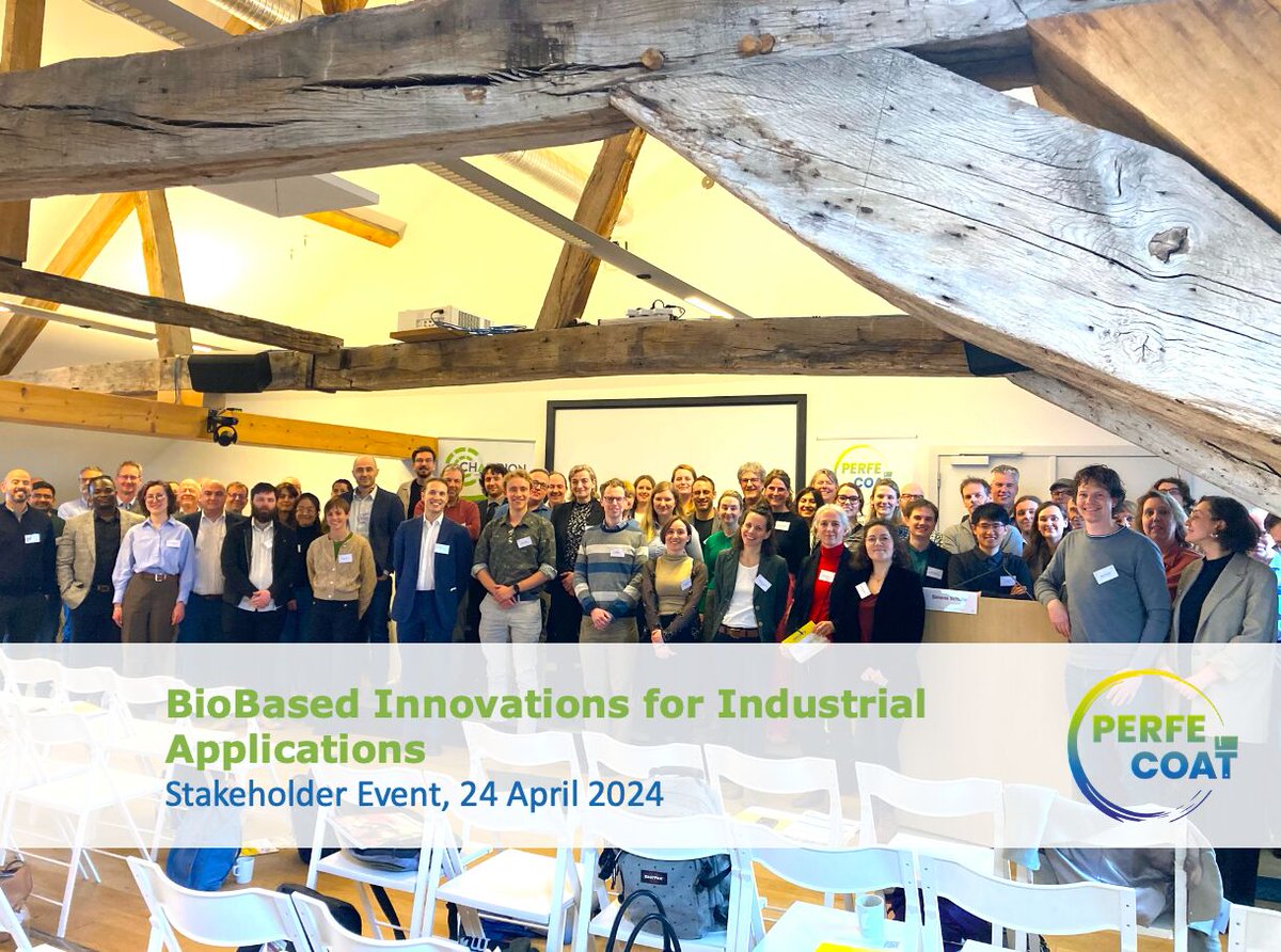 Slides available from our event #Biobased innovations for industrial applications, especially the paint and coatings sector organized by #PERFECOAT and #CHAMPION perfecoat-project.eu/stakeholder-ev…