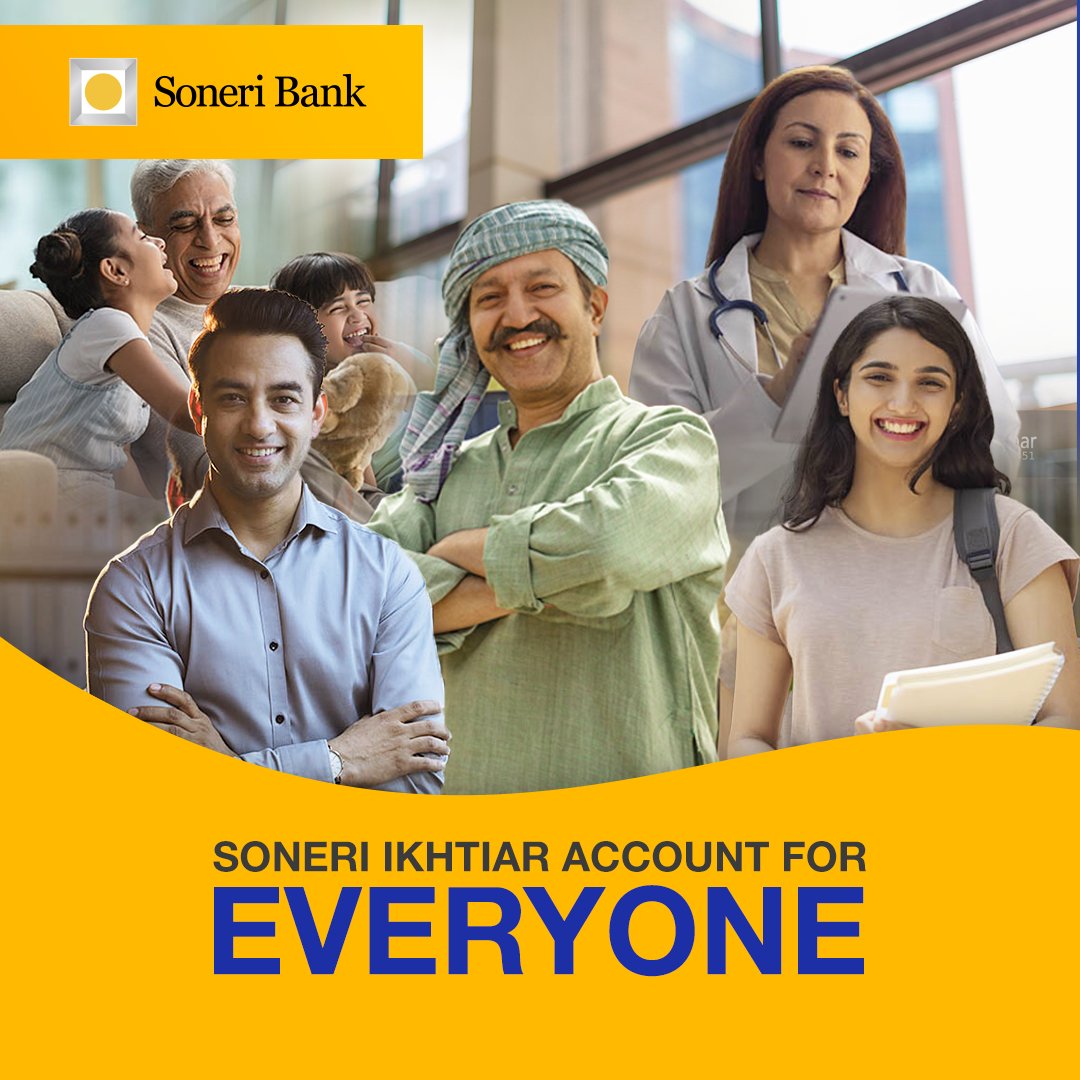 Gain access to tailored banking solutions designed to meet the specific requirements of each customer with the Soneri Ikhtiar Account – the universal current account for all your banking needs!

#SoneriBank #RoshanHarQadam #SoneriIkhtiarAccount