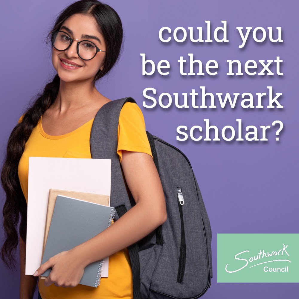 Thinking about going to university but worried about the tuition fees? The Southwark Scholarship Scheme has helped over 130 young people to pursue their chosen university course. Applications are now open - apply before 31 May 2024 orlo.uk/0NYLl