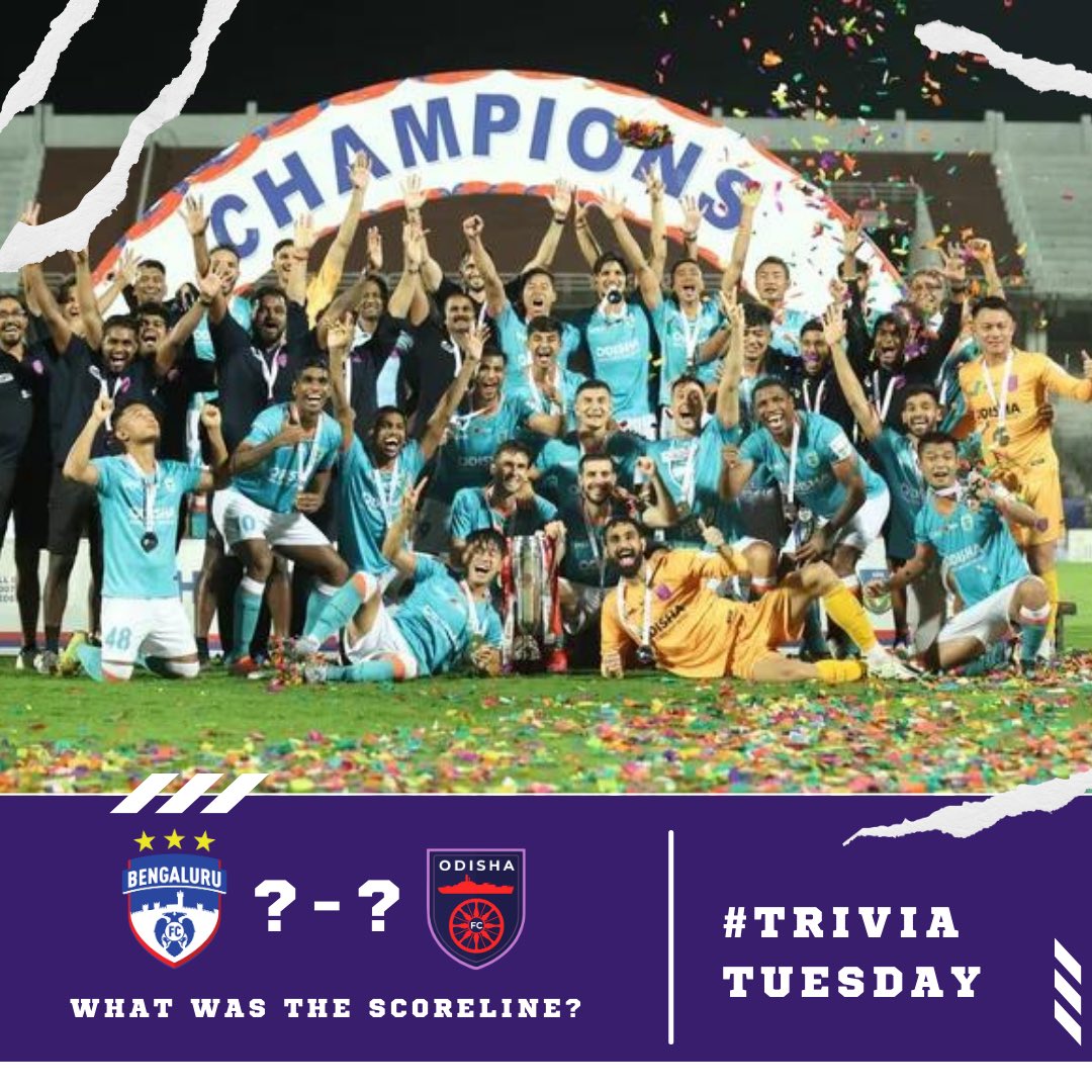 Kicking off #TriviaTuesday with a throw🔙 Who remembers our first silverware deets? 😎👇🏽 #OdishaFC #COYJ