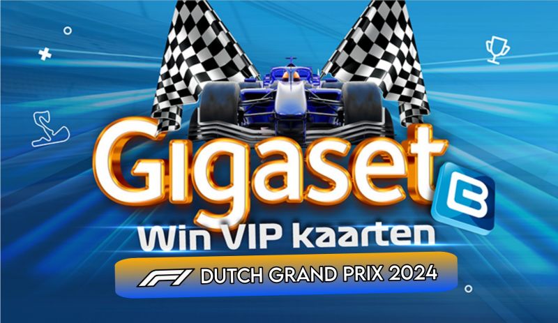 Met Gigaset en BusinessCom naar de Formule 1 in Zandvoort 🏆! Maak kans op VIP tickets. Op basis van de verkoop van Gigaset-producten in de maanden mei, juni en juli sparen business partners van BusinessCom automatisch mee. Houd onze nieuwsbrief in de gaten voor alle info. #F1