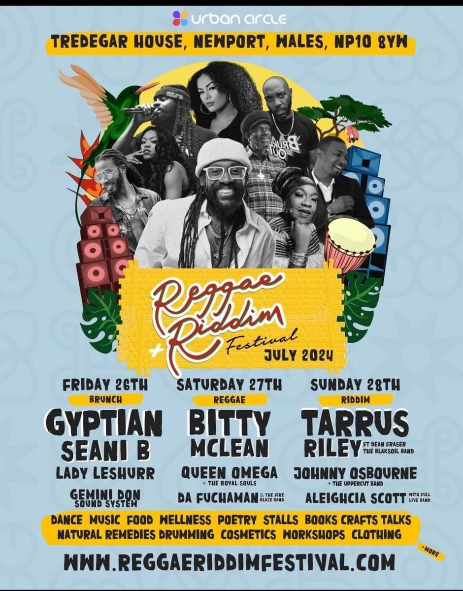 Coming to Newport this July! Have you got your tickets for @ReggaeandRiddim yet? 💃🏽 Get them here: reggaeriddimfestival.com