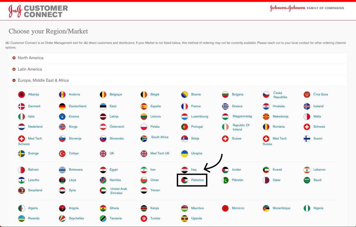 J&J (Johnson & Johnson) has removed Israel from their customer portal & replaced it with 'Palestine'. A Good opportunity to redirect your dollars to companies that aren’t anti-Israel.