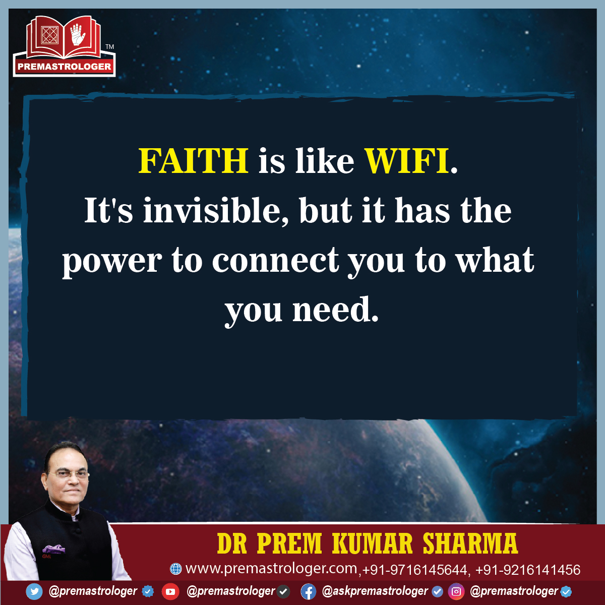 'FAITH is like WIFI. It's invisible, but it has the power to connect you to what you need.'

#GoodmorningTwitter
#सुप्रभात
#Wednesdaymorninglive
#WednesdayVibes
#Wednesdaymotivations
#Wednesdaymorning
#WednesdayThoughts