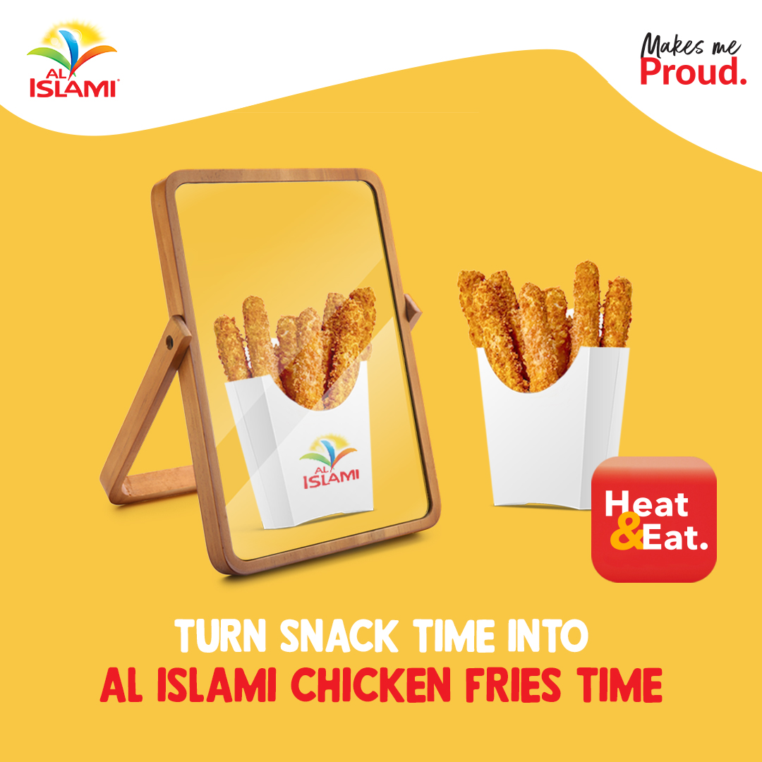 Indulge in crispy, tender goodness that will satisfy your cravings any time of the day. Make every bite count!

#MakesMeProud #ChickenFries #Fries #Chicken #Meat #SnackTime #AlIslamiFoods #TravelLight #SharingFood #PremiumFood #AlIslamiPremium #Foodies #GroceryShopping #Pure