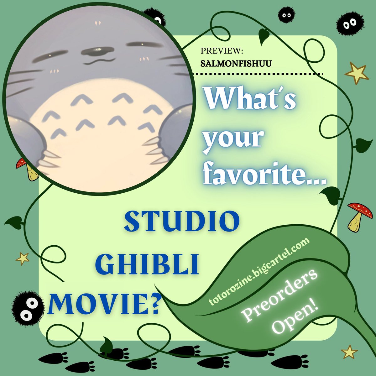What's your favourite Ghibli movie? 🌿🐸🌱

#StudioGhibli