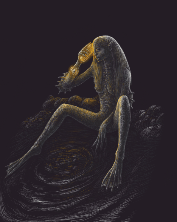 Azyarnitsa - in Belarusian folklore, a lake species of Mermaids. It is known for certain that they live in Black Lake, which is in the Medielsky District. The lake is black-black, because it is very deep, but the water in it is clean. 🧵
#FairyTaleTuesday