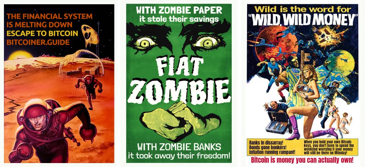 Is fiat system:😱 Horror? 👽 Sci-Fi? 🤡Comedy? 

(great movie-posters by @BitcoinScoresby)