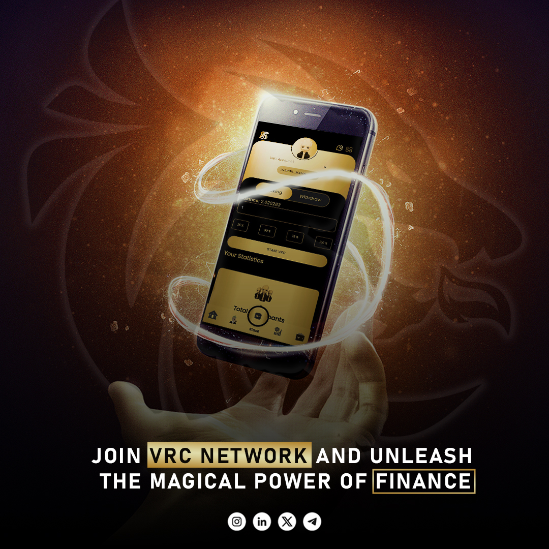 Embark on a financial journey like never before with VRC Network! Unleash the magic of finance and transform your future.

VRC App: 👉v20network.page.link/tobR
Website: 👉v20.network

#ZoomMeeting #VRC #VRCCoin #BTC #USDT #Bitcoin #cryptomarket #Blockchain #Staking