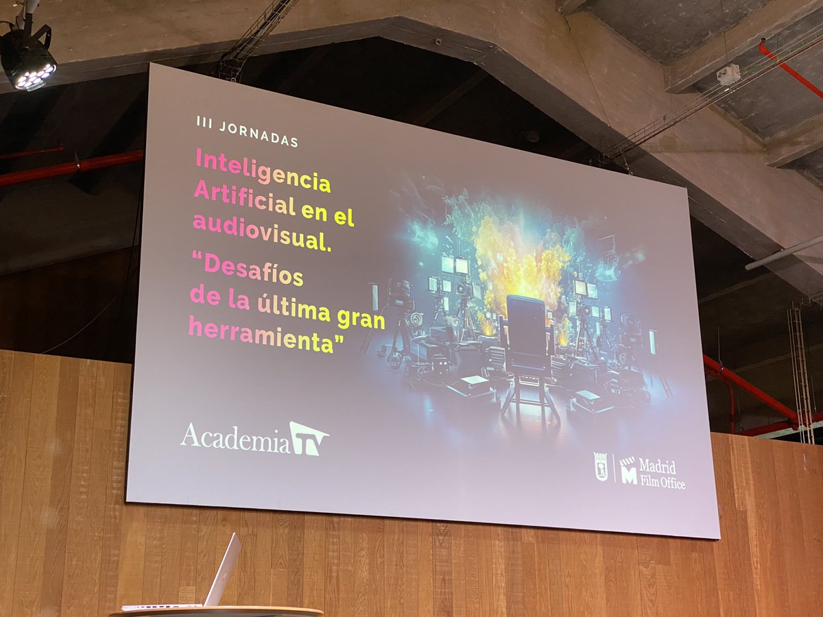 🎬👩🏻‍💻 III Jornadas sobre #IA en el Audiovisual: Desafíos de la última gran herramienta. ➡️ Organizadas por @academia_tv y @Madrid_FO ✍🏻 Con @Audiovisual451 como medio colaborador