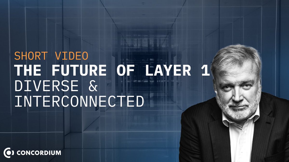 Wondering what the future holds for Layer 1 blockchains? @Concordiumnet leads the way with regulation-ready, corporate-friendly tech. 🚀 Discover why it's a top contender in a diverse, interconnected blockchain landscape directly from @larsseier 🔗youtu.be/3Yw-LANbPw4…