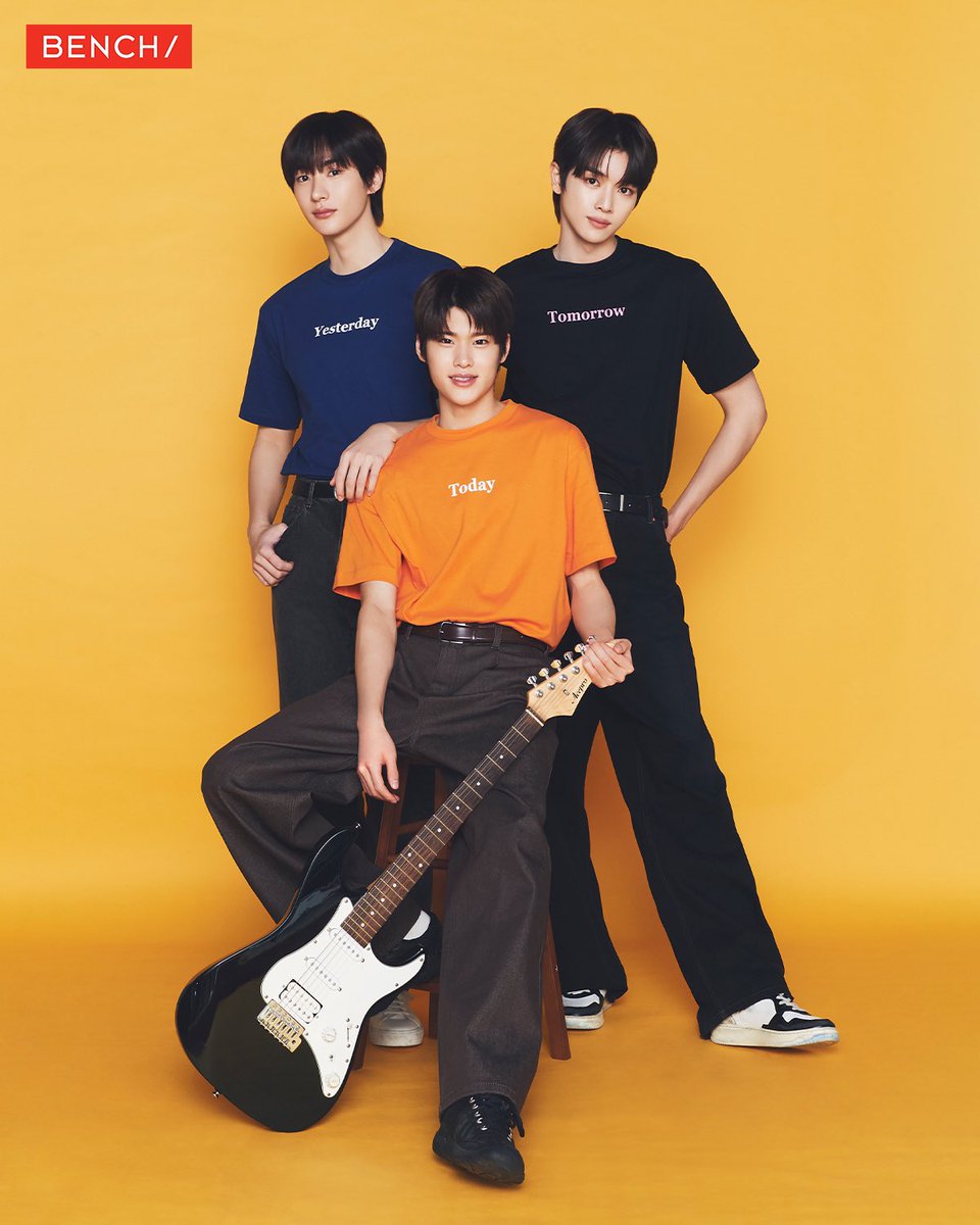 Your wardrobe deserves an upgrade! 💯 Amp up your everyday style with the hottest drops of #BENCHEveryday tees, featuring the undeniable charm of #SUNGCHAN, #ANTON, and #SOHEE from @RIIZE_official. 💥 #BENCHxRIIZE #GlobalBENCHSetter