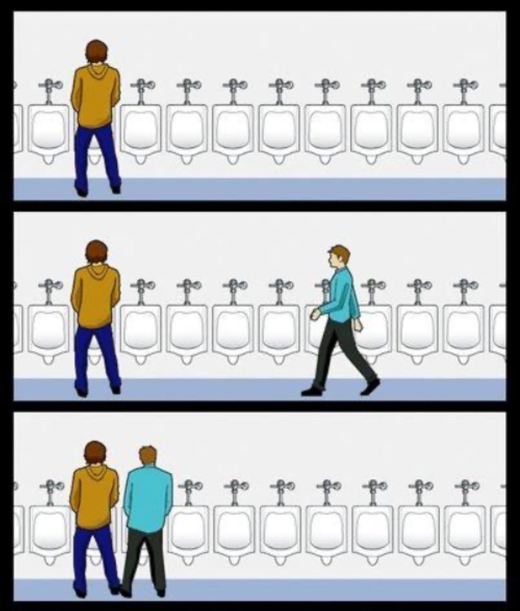 Dear Men of X formerly known as Twitter, not to be confused with actual X Men…

How do you feel when the is happens at the men’s urinals…👇👇👇

#SexMatters