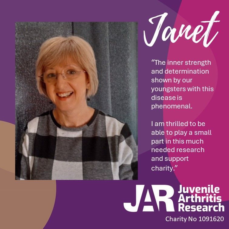 Today, we are delighted to introduce another of our amazing volunteer team. Janet is a primary school teacher by trade and has been helping us raise awareness of JIA in schools via her Journeys for Learning work. Find out more about Janet on our IG/FB post today. @janet14Norwich