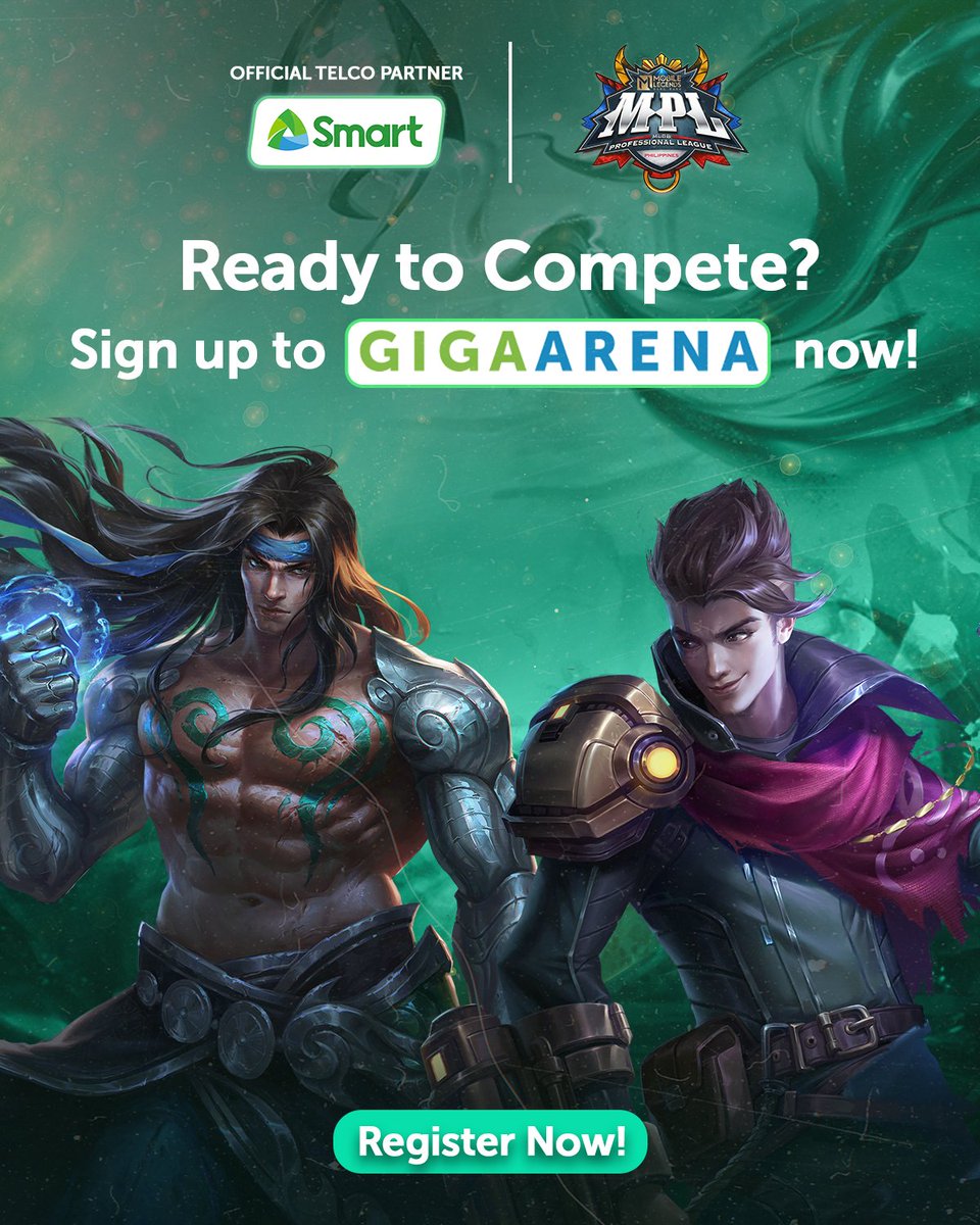 Tap into your gaming prowess with Smart Giga Arena! Immerse yourself in the exhilarating realm of MLBB tournaments, challenge competitors, and seize incredible rewards. Sign up today to embark on the ultimate gaming journey: gigaarena.smart #SmartPowersMPLS13
