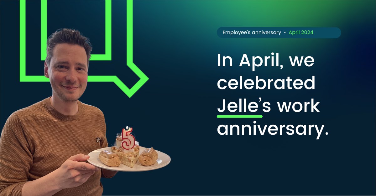 💥 Boom! And then all of a sudden... Jelle's 5th #WorkAnniversary 🥳
It has flown by, because it is a pleasure to work with such a passionate colleague. We are lucky to have you as part of our #QubixTeam.
🥂 to many more years!

#Qubix #MicrosoftCloud #PowerPlatform #WorkAtQubix