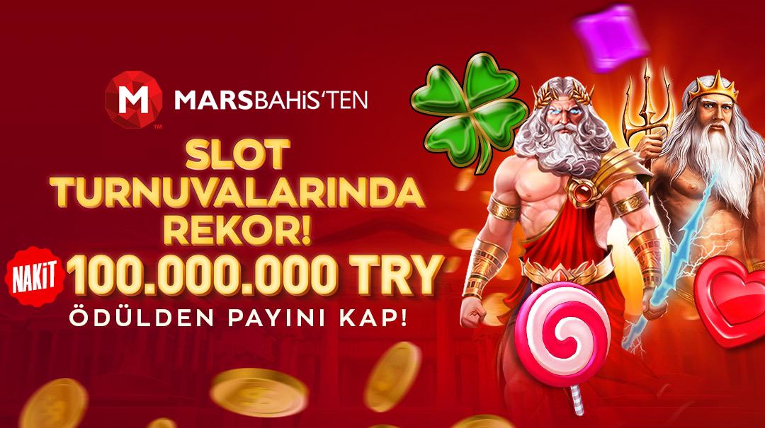 Marsbahis’ten Slot Turnuvalarında Rekor! 100.000.000 TRY Ödülden Payını Kap ! Marsbahis Demek Banka Demek ! Giriş : allmylinks.com/marsbahis #casino #slot #iddaa