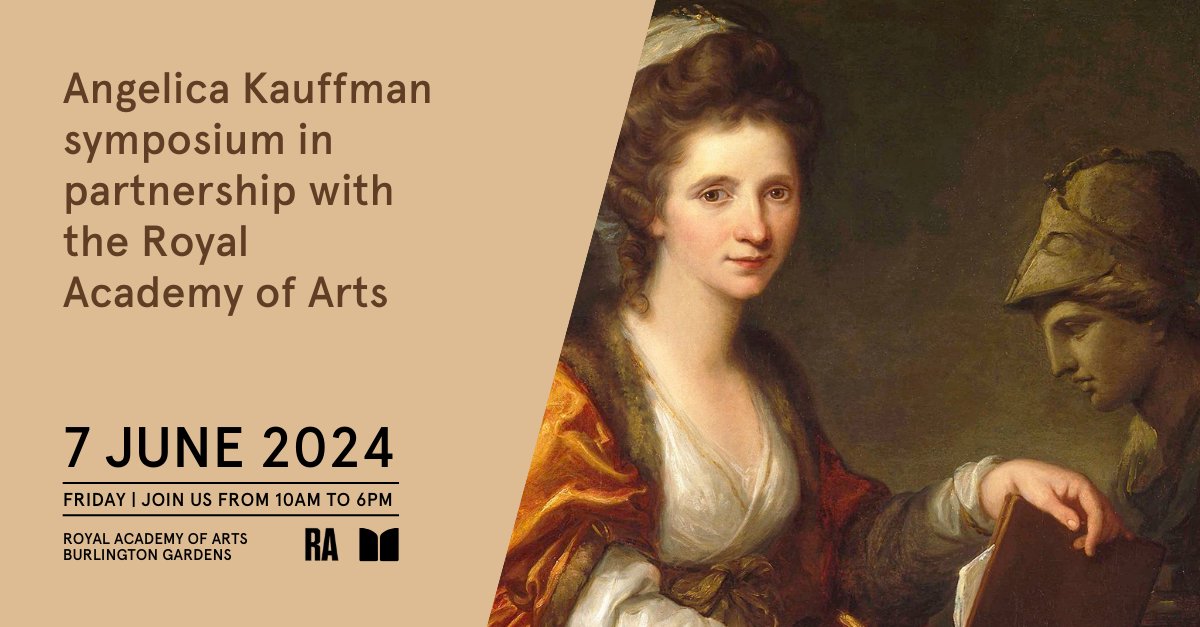 Join us for a symposium on Angelica Kauffman in partnership with @royalacademy Friday 7 June 2024 10am – 6pm The Benjamin West Lecture Theatre | Burlington Gardens, Royal Academy of Arts Book tickets: paul-mellon-centre.ac.uk/whats-on/forth…