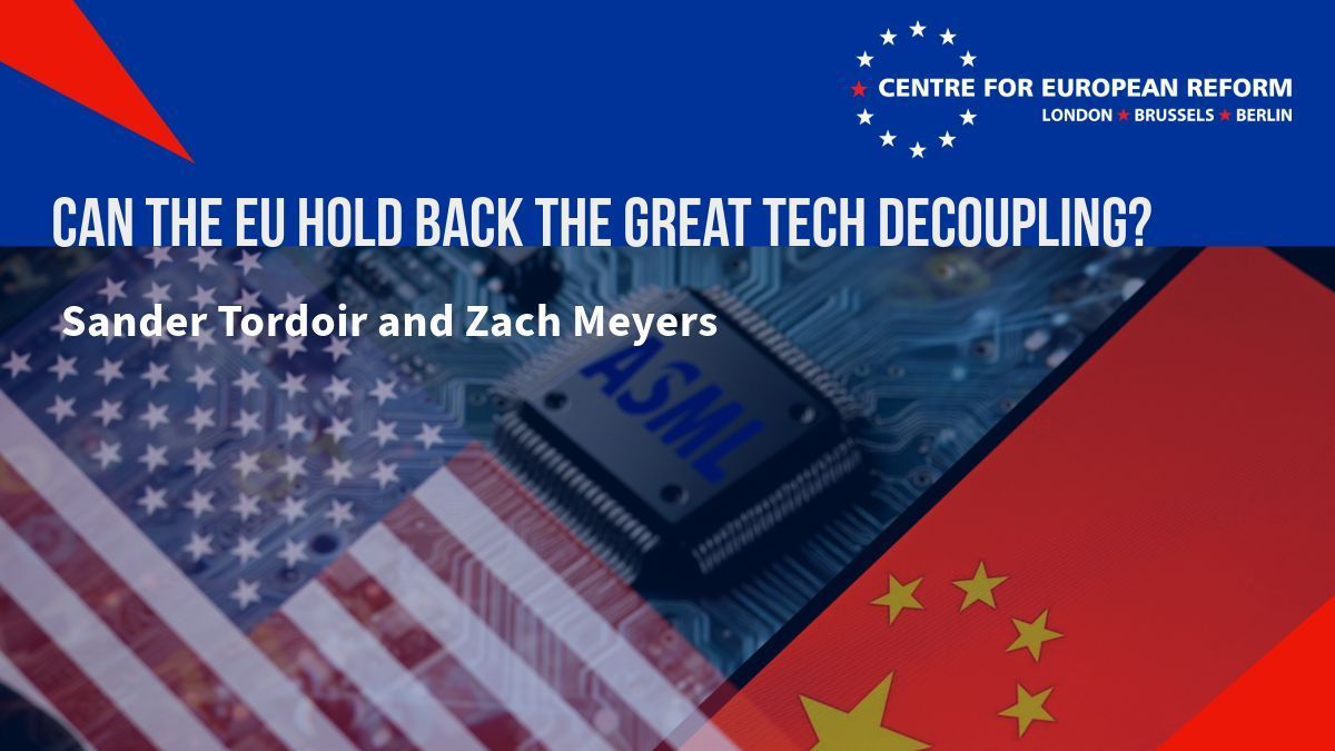 Washington says it only wants to limit trade with China in a number of sensitive goods. But its “small yard with a high fence” is steadily expanding and entangling more European firms. The EU lacks a strategy to respond. 🆕 by @SanderTordoir & @Zach_CER buff.ly/3Qs2aZw