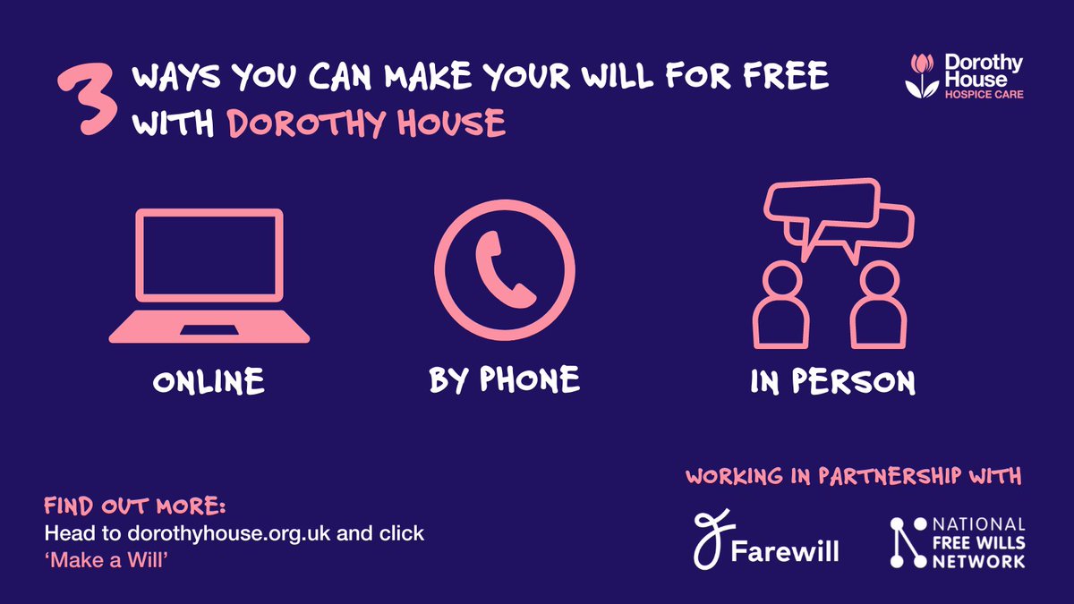 Did you know that 59% of people in the UK don’t have a will? For #DyingMattersAwarenessWeek, we’re sharing a whole host of resources that will help kickstart those important conversations – starting with our new partnership with <a href="/farewill/">Farewill</a> and the <a href="/nfwnetwork/">National Free Wills Network</a>.