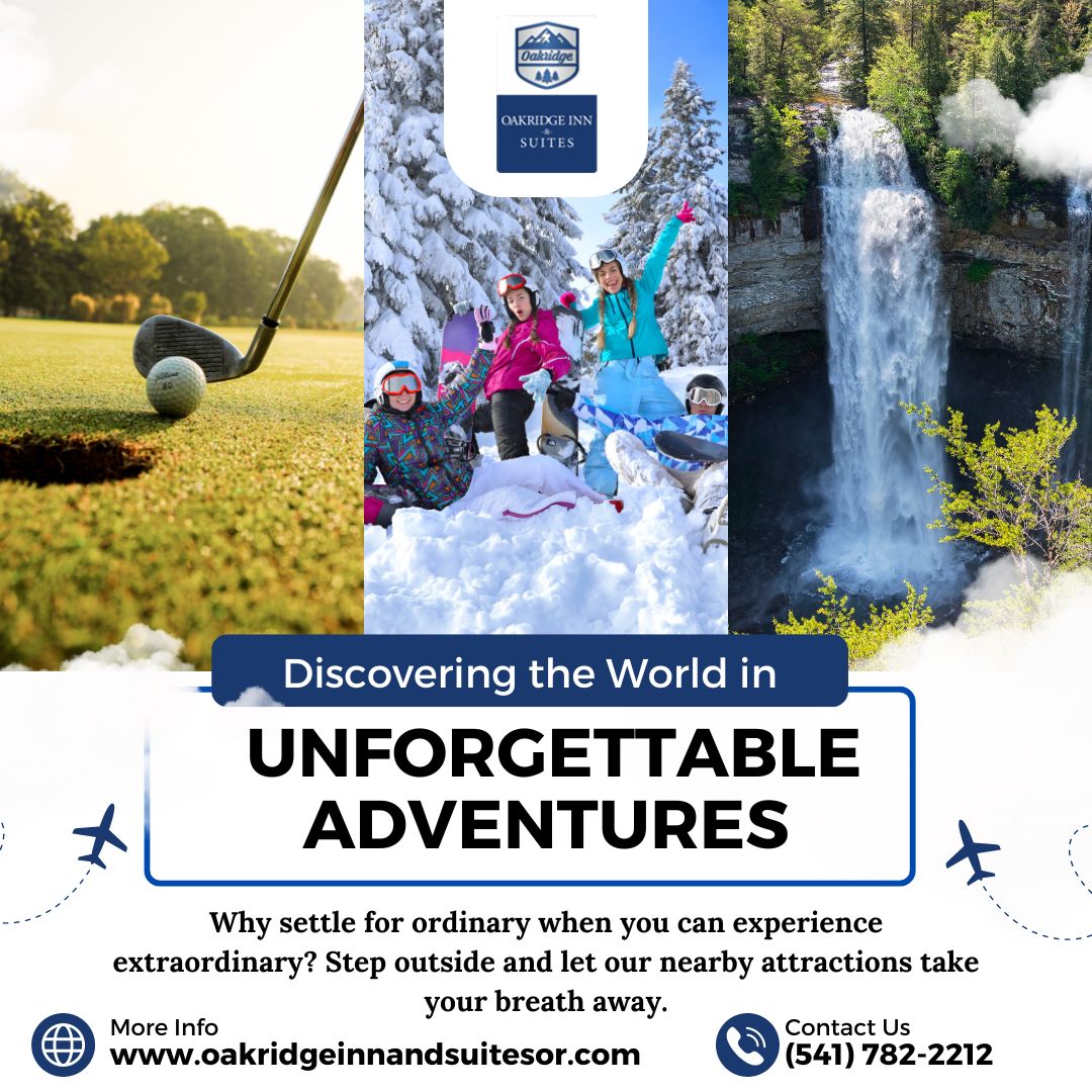 Why settle for ordinary when you can experience extraordinary? Step outside and let our nearby attractions take your breath away. Check out more list of attractions at oakridgeinnandsuitesor.com/attraction-at-… #nearbyattractions #hotelnearby #attractions #hotels
