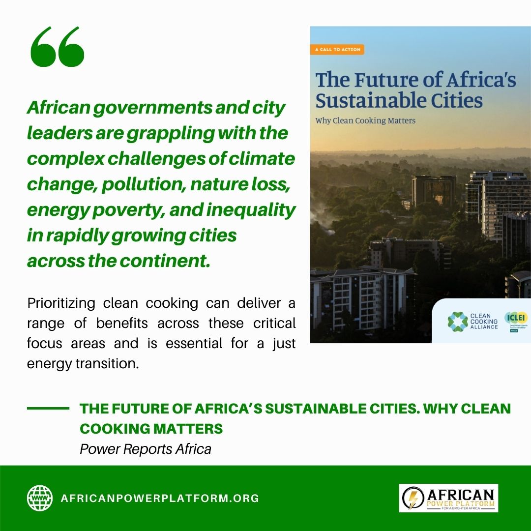 africanpowerplatform.org/resources/3950…

Power Reports Africa

The Future of Africa’s Sustainable Cities. Why Clean Cooking Matters

#africanpowerplatform #energyaccess #PowerAfrica #energy #cleanenergy #Africa #renewables #renewable #renewableenergy #electricity

africanpowerplatform.org/resources/3950…