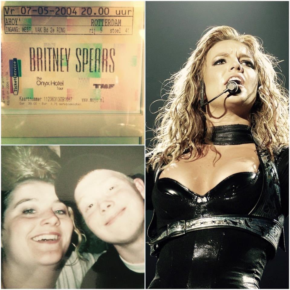 Wow! My 2th @britneyspears concert experience #TheOnyxHotelTour, today 20 years ago! Time flies way too fast #netherlands @rotterdamahoy