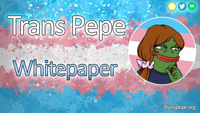 No matter what color your skin is or where you're from, 
Trans Pepe is the place you can call home!🏳️‍⚧️

We invite you to read our #Whitepaper and uncover the secrets of our unique #Crypto project. 

Read all about it here! ⬇️
transpepe.org/whitepaper
#CryptoCommunity #P2E