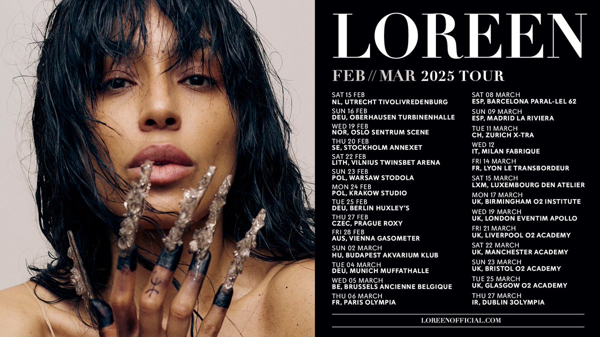 LOREEN_TALHAOUI's tweet photo. Last year’s tour was one of the best times of my life... this next tour is all for you.

https://t.co/e1n8a7lBAw https://t.co/OAJFXLQShU