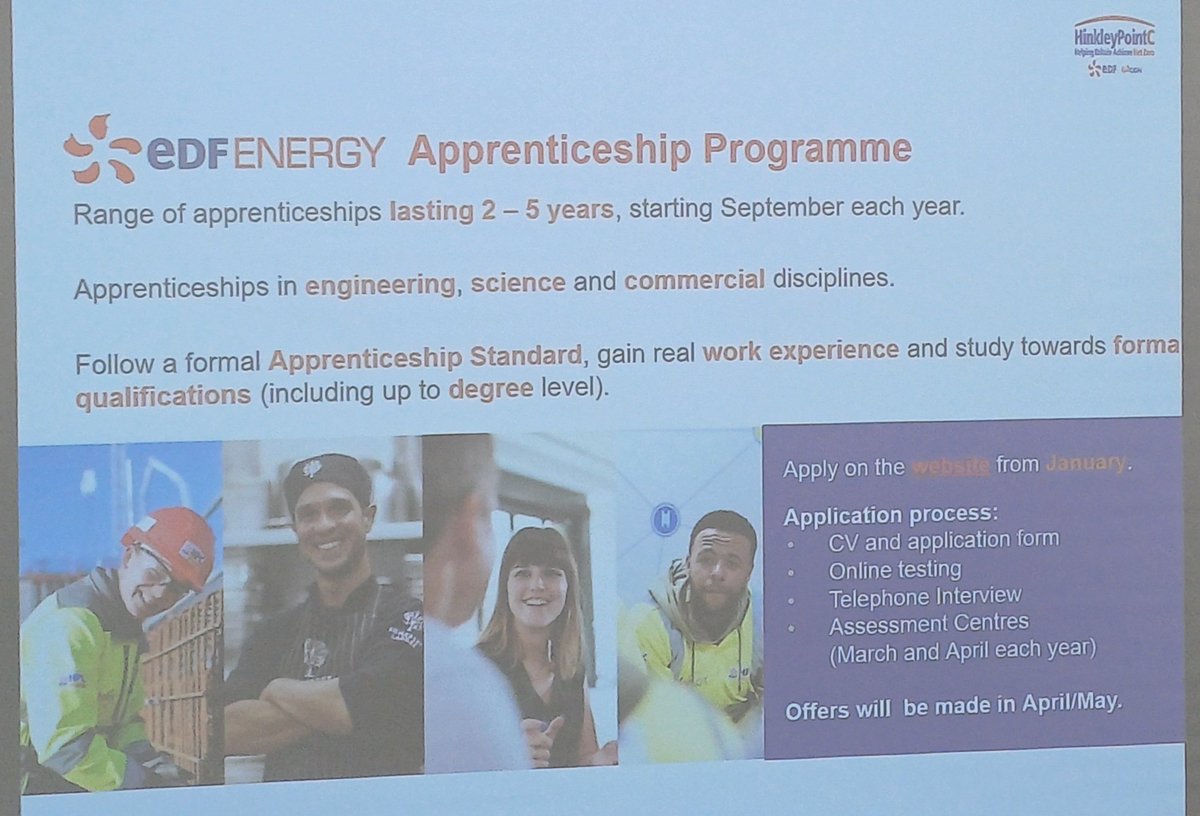 Great to welcome @edfenergy this morning to speak to our students about Apprenticeships Prrogrammes. Such great opportunities 👍