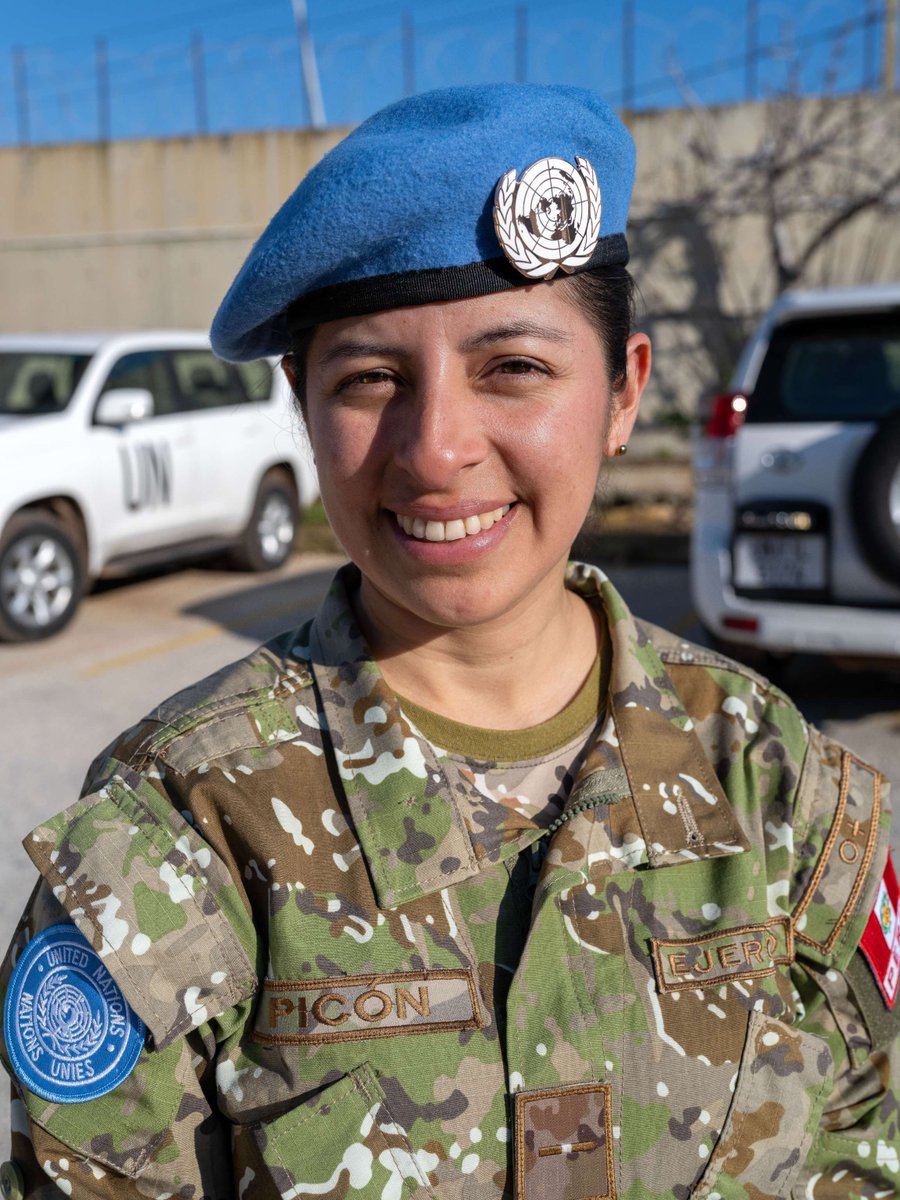 'Wherever we are, we must believe in peace, respecting the rights of others .. without hatred, without hunger and without war.' Serving as a Unit Officer with @UNIFIL_, Lorena Picon's 🇵🇪 main job is the creation and updating of administrative and operational maps. #PKDay