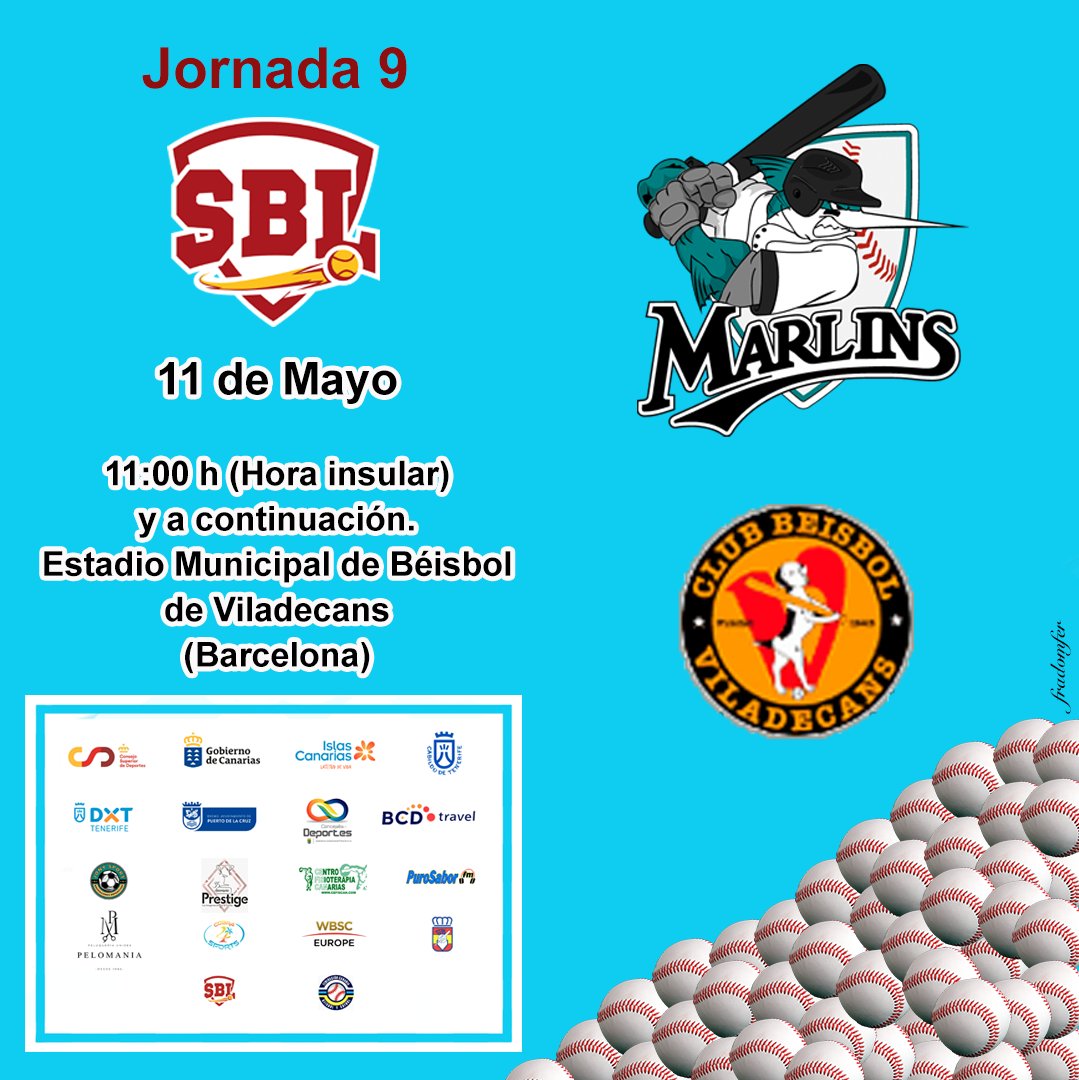 Tenerife Marlins Puerto Cruz viaja a Viladecans para enfrentarse en una interesante jornada a @beisbolviladecans.   

@rfebs @fcanariabs @cabildotenerife @deportespuertodelacruz <a href="/deportegob/">CSD</a> @ayuntamientopuerto