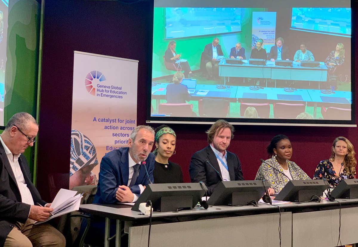 RT 'In @SwissDevCoop responses (e.g. floods in Pakistan), much has been abt rebuilding schools. Indeed, there's an important intersection of climate & education' Dominik Stillhart, Head of @SwissHumAidUnit @ #HNPW2024 session on EiE & Climate Change Via @EiEGenevaHub
