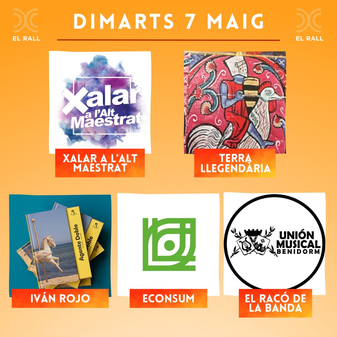 🎭Hui, dimarts, visitarem l'#AltMaestrat pel seu #FestivalXalar, gaudirem de la poesia d'#IvánRojo, parlarem de #ComerçJust o ballarem amb la música de la @UMBenidorm amb @inmamateuifortu. 📻A les 12 h en la ràdio d'@apunt_media!