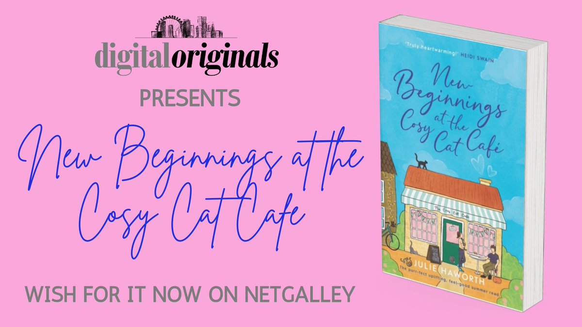My exciting @RNATweets #tuesnews is that #NewBeginningsAtTheCosyCatCafe is now available to wish for on #Netgalley 🎉📚  Ernie, Mr Wiggles, Angel, Dexter, Domino, Daisy, Norris and Valentine can't wait to meet you! ❤️🐾 netgalley.co.uk/catalog/book/3…
