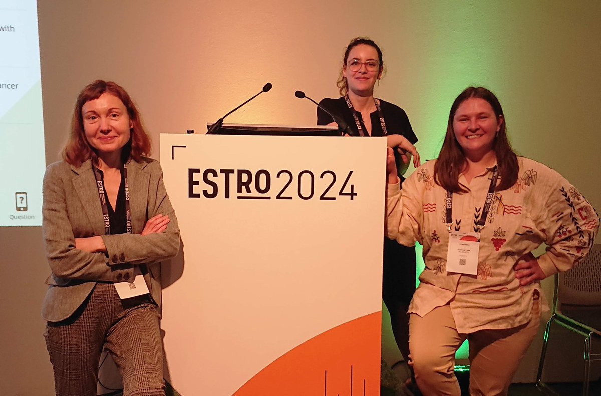 Many thanks to the Biomarkers team from @OncoRay_Press for the support and encouragement at the #ESTRO2024 @asedef_k