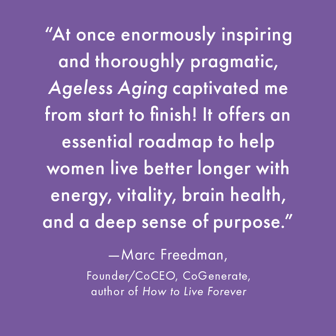 Who would read a boring book? I researched so my book will be engaging and easy to understand.

I love that Marc Freedman feels this way about #AgelessAging

Looking for a trusted roadmap to thrive in the future? Find out what you need to know right here: bit.ly/AgelessAging