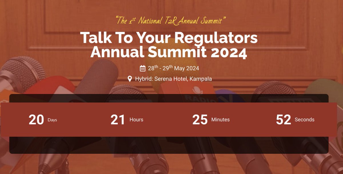 📚 Compliance is crucial for NGOs in Uganda to effectively carry out their mission. Discover the regulatory demands they face and the strategies they employ to overcome them. Register here: bit.ly/T2RSummit2024 #NGOCompliance #T2RAnnualSummit